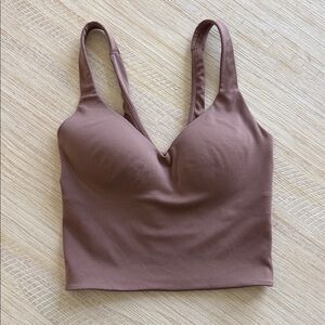 Nike Cocoa Double-Strap Sports Top